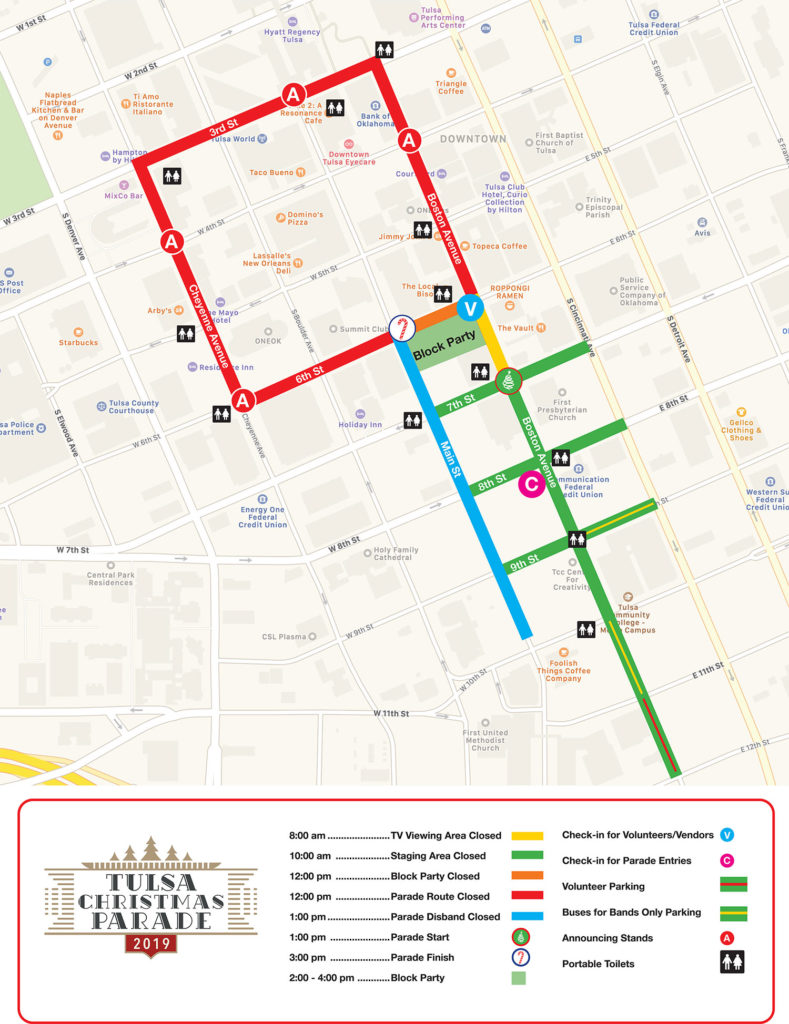 The Tulsa Christmas Parade Presented by American Waste Control