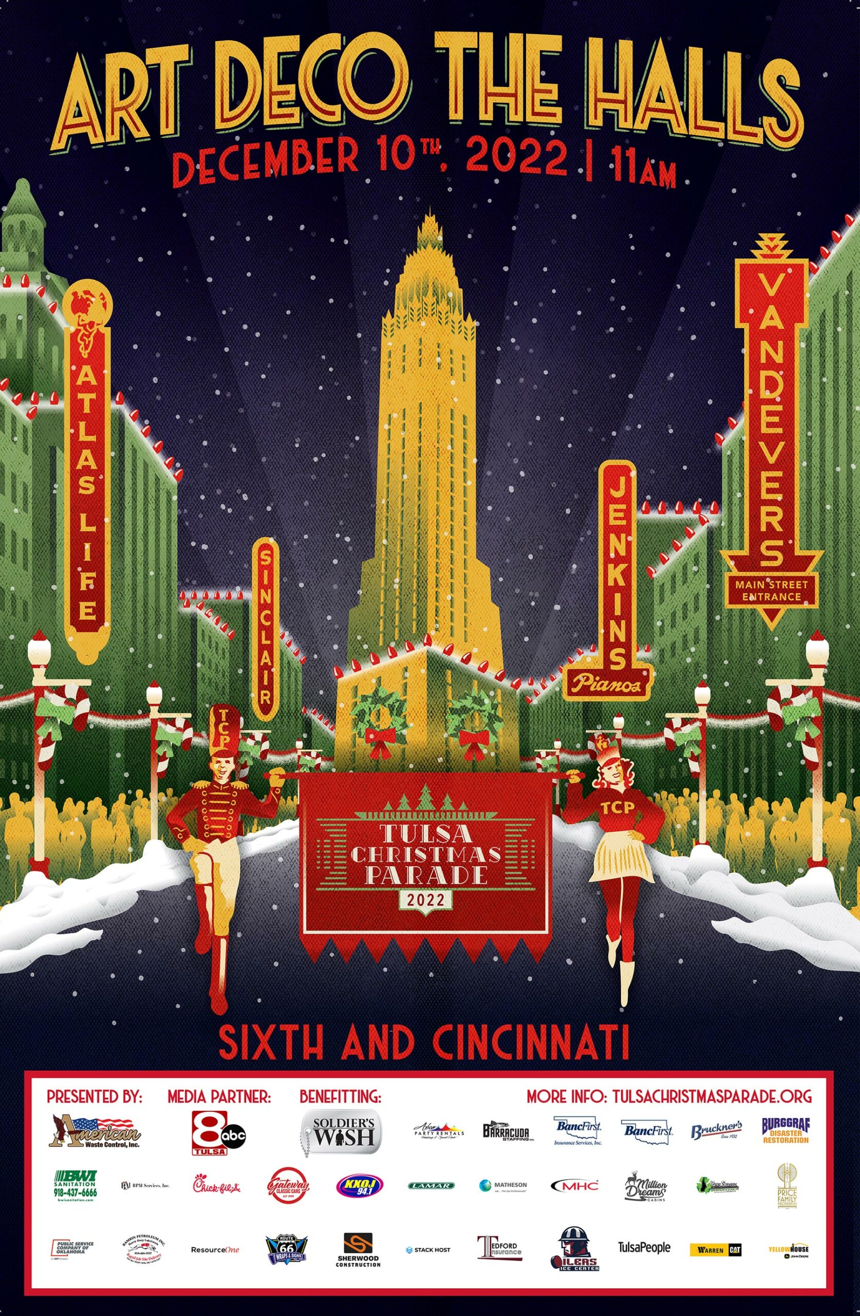 Poster - Tulsa Christmas Parade 2025